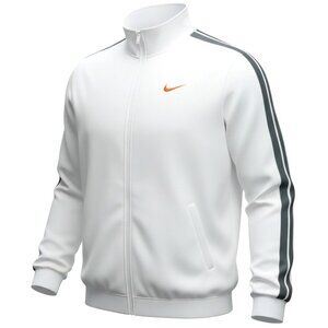 Nike Men’s Full-Zip Mesh Training Jacket Neon Swoosh Size L